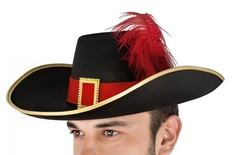 Chapeau feutre mousquetaire adulte
