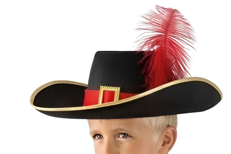 Chapeau feutre mousquetaire enfant