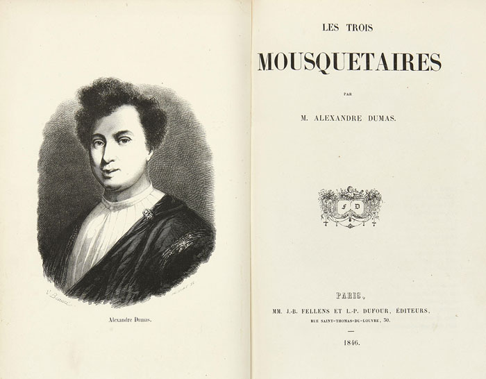 The Three Musketeers illustrated (1846)