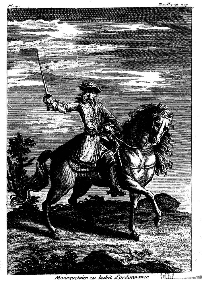 King Louis XIII of France with Cardinal Richelieu and the French Musketeers besieging a Dutch town