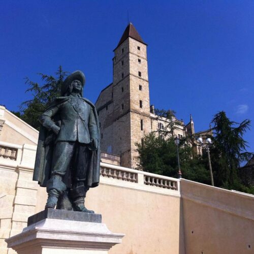 Statue of d'Artagnan in Auch (France)