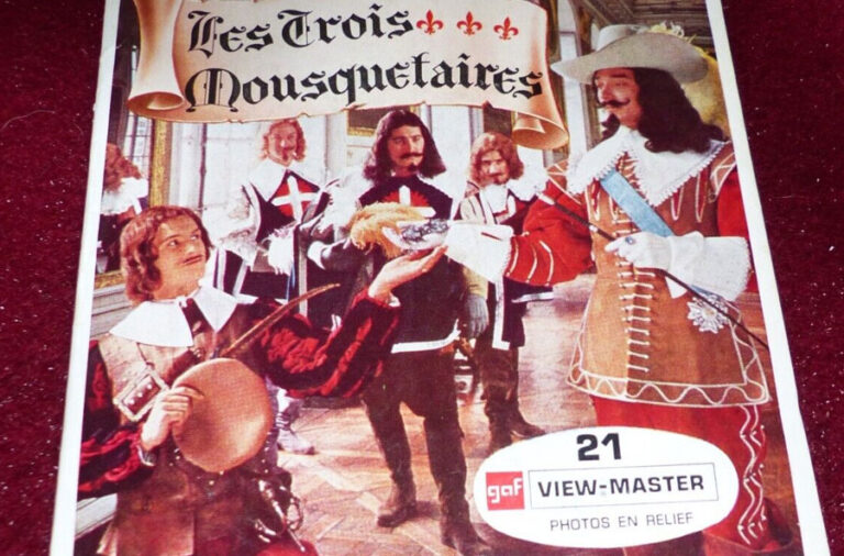 view master 21 LES TROIS MOUSQUETAIRES 1957